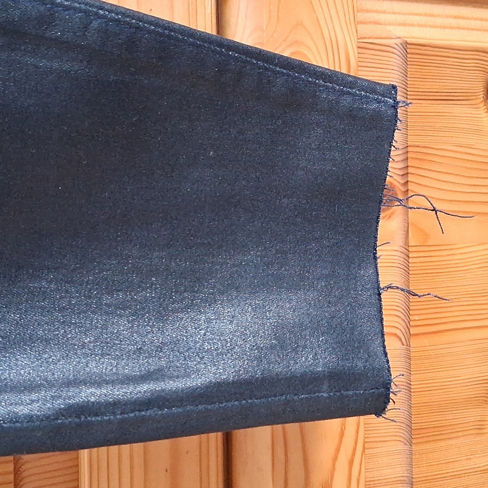 L' Agence Black Slim Raw Hem Goth Retro Pin- Up Cropped Pants Size 27 - Picture 4 of 11